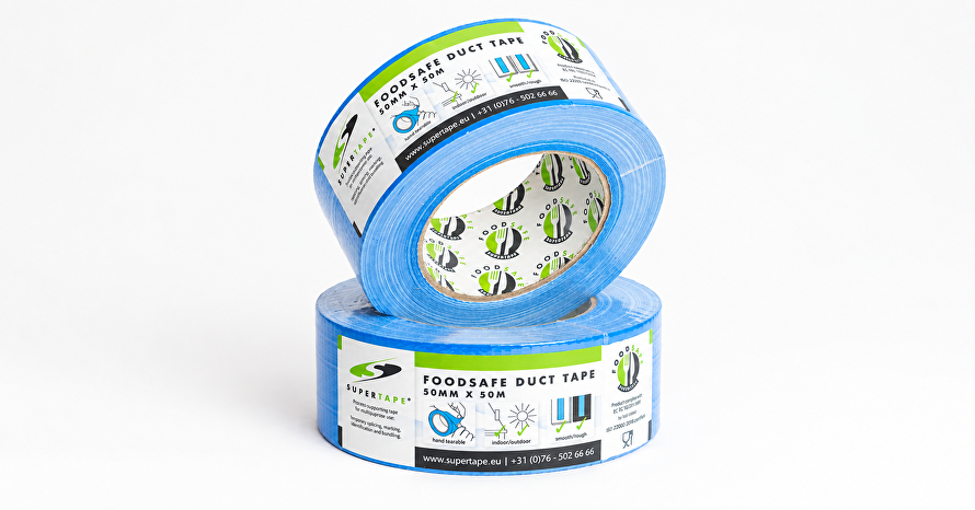 Voedselveilige ducttape voor de voedingsindustrie