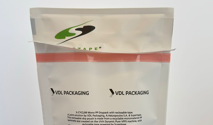 Volledig recyclebare hersluitbare Doypack door slimme ketensamenwerking
